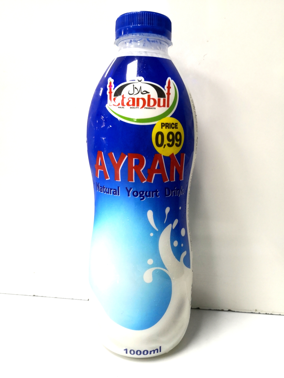 ISTANBUL AYRAN (YOGURT DRINK) BOTTLE 1LT - www.myspiceshop.co.uk